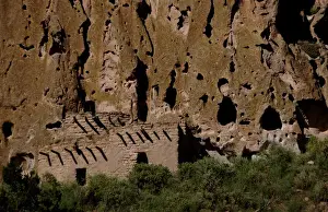 USA. Near Los Alamos. New Mexico. Bandelier National Monumen