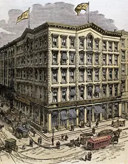 USA. New York. Frank Leslies Publishing House