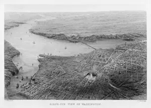 Dominating Prints: USA / Washington / Birds-Eye