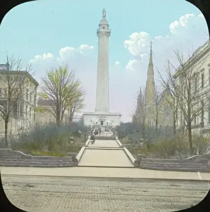 Baltimore Prints: USA - Washington Monument, Baltimore