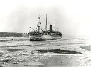 Intervention Prints: USAT Logan arriving at Vladivostok, Russian Civil War