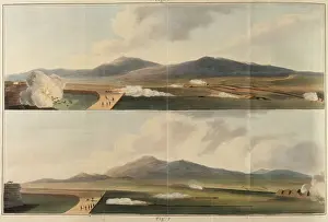 Rockets Prints: The use of Congreve rockets in the attack and defence of a fortress Date: 1827