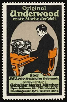 Typewriters Prints: Using an Underwood