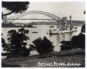 USS Augusta, American cruiser, Sydney Harbour