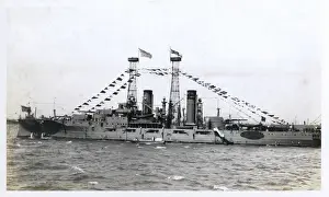 Battleships Prints: USS Delaware, American battleship