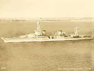 USS Houston (CA-30) bearing President Roosevelt