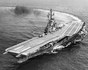 Images Dated 4th February 2015: USS Intrepid (CV-11) c April 1960