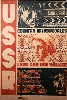 Images Dated 16th November 2011: The USSR - Country of 189 peoples