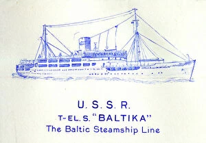 Ussr Collection: USSR T-ELs Baltika, The Baltic Steamship Line