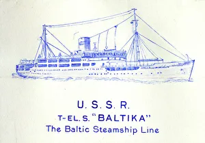 Ussr Collection: USSR T-ELs Baltika, The Baltic Steamship Line