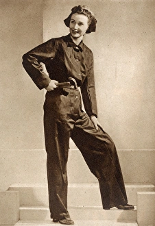 Utility Collection: Utility boiler suit, 1943 - WWII fashion