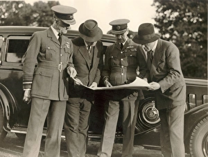 Uxbridge aerodrome prior to an air exercise c 1937 Uxbridge aerodrome prior to an air exercise c 1937
