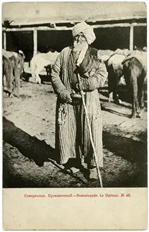 Begging Prints: Uzbekistan - Samarkand - A leper