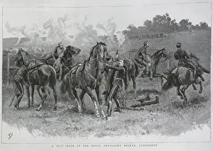 Exercises Prints: A V. C. Race, Royal Artillery Sports, Aldershot