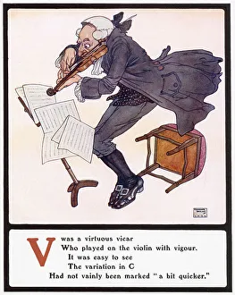 Vicar Prints: V was a virtuous vicar