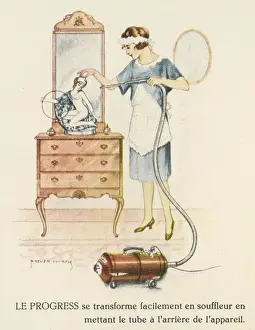 Cleaners Prints: Vacuuming Ornaments