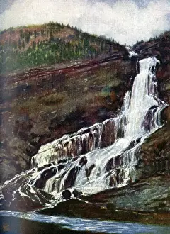 Hardanger Prints: Vaefos, Hildal, Hardanger Waterfall