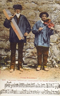 Psaltery Gallery: Val d Ossau muscians