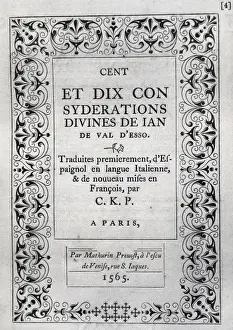 Valdes Prints: VALDES, Juan de (1500-1541). Las ciento y diez