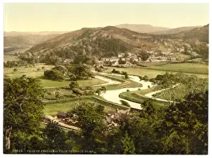 Plas Prints: Vale of Festiniog from Terrace Plas, Festiniog i. e. Ffestini
