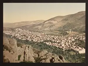 Nablus Prints: The vale of Napulus, (i. e. Nablus), Holy Land