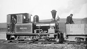 Devils Collection: Vale of Rheidol narrow gauge railway at Devils Bridge
