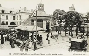 Valenciennes Prints: Valenciennes, France - Fish Market