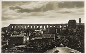 Aqueduct Prints: Valens Aqueduct - Istanbul, Turkish