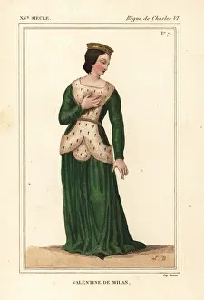 Valentina Prints: Valentina Visconti, Valentine de Milan, Duchess