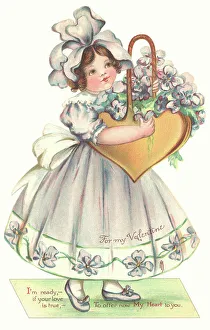 Heart Shaped Prints: Valentine card