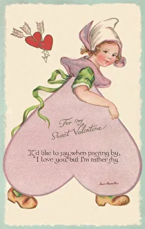 Heart Shaped Prints: Valentine card