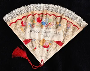 Tassel Collection: Valentine card in the form of a fan