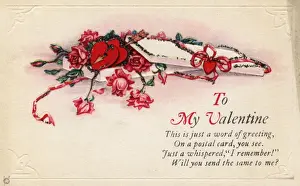 Messages Prints: Valentines Day postcard