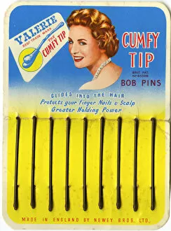 Valerie Collection: Valerie Cumfy Tip hair grips on a card