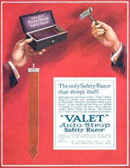 Product Prints: Valet Auto Strop Razor Advertisement