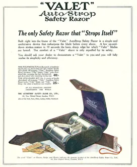 Valet Auto Strop Razor Advertisement