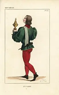 Valet or servant, 14th century