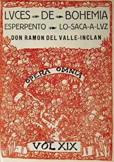 Valle Prints: VALLE-INCLAN, Ramn Marѡdel Valle y Pea, named (1866-1936