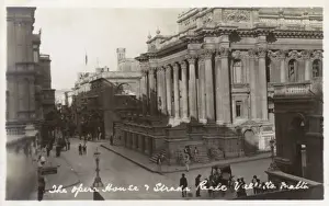 Valletta, Malta - Opera House and Strada Reale (Republic St)