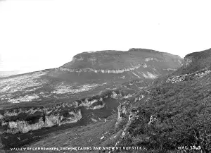 Valley of Carrowkeel, Showing Cairns and Ancient Hut Sites