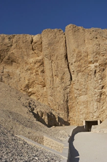 Valley of the Kings. Entrance to the tomb of the Pharaoh Ame Valley of the Kings. Entrance to the tomb of the Pharaoh Ame