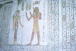 Coates Collection: Valley of the Kings, tomb of Rameses VI