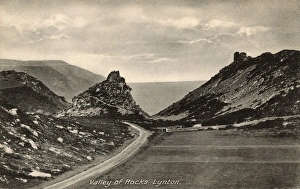 Images Dated 7th July 2016: Valley of Rocks, Lynton, Devon
