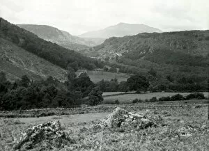 Valley scene, Snowdonia National Park, North Wales