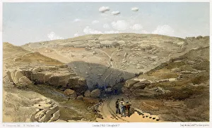 Sebastopol Prints: The Valley of the Shadow of Death - caves on the Woronzoff Road