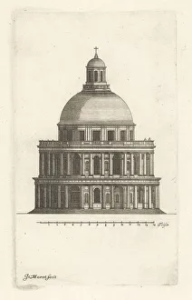 Blueprint Prints: The Valois Mausoleum at the Basilica St Denis (unfinished)