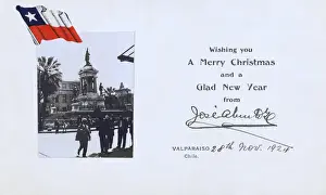 Valparaiso, Chile - Christmas Greetings card