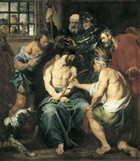 Titian Collection: VAN DYCK, Sir Anthony (1599-1641). The Crowning