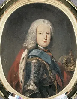 Monistrol Prints: VAN LOO, Louis Michel (1707-1771). Fernando VI
