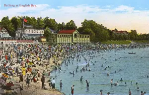 Weekend Prints: Vancouver, British Columbia, Canada - Bathing at English Bay